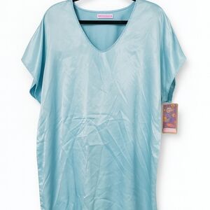Elegant Blue Women's Chemise